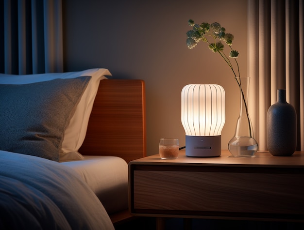 Free photo view of contemporary photorealistic lamp