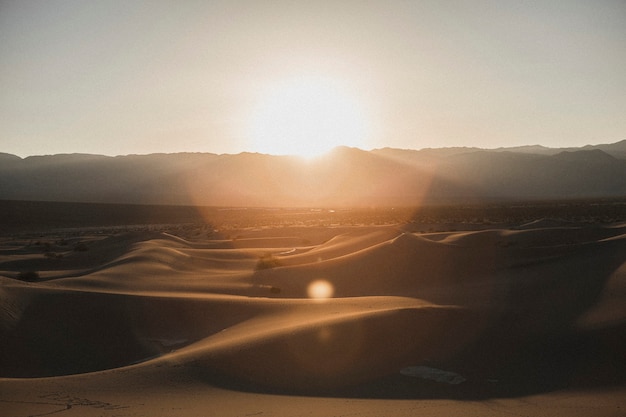 View of Death Valley in California, United States