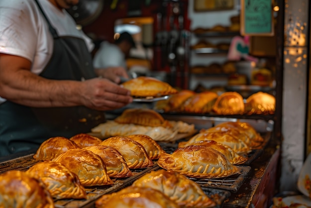 Free photo view of delicious and appetizing street food