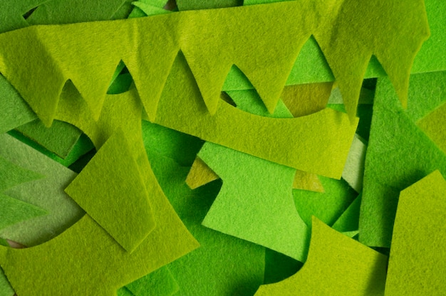 Free Photo view of felt fabric pieces