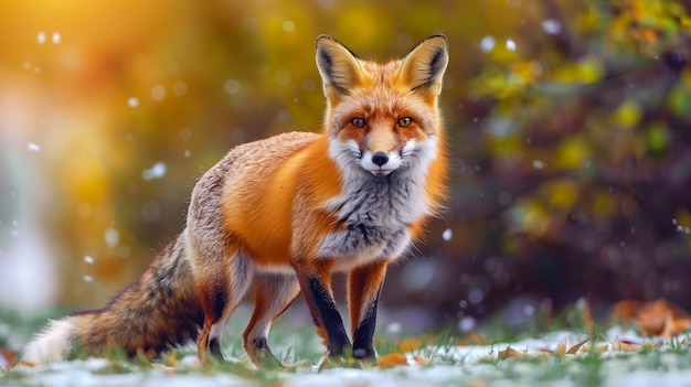 Free Photo view of fox in nature with lots of details