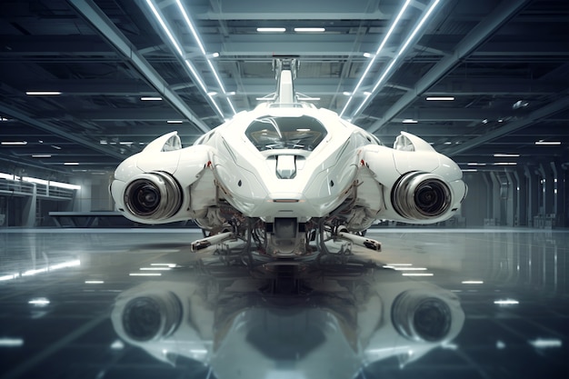 Free Photo view of futuristic looking spaceship