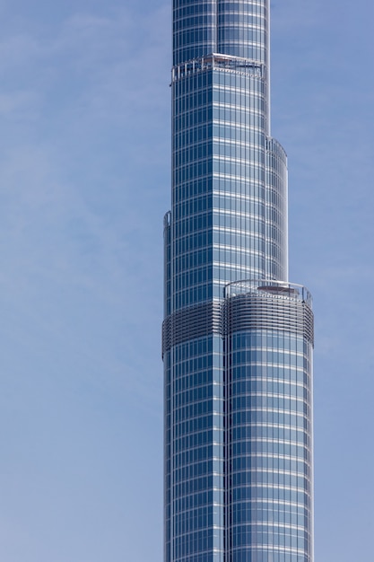  View to a highest tower in the world Burj Khalifa, Dubai UAE