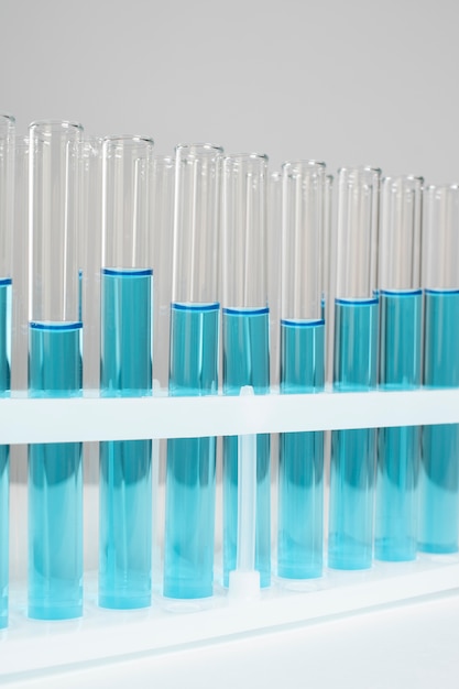 Free Photo view of laboratory test tube samples