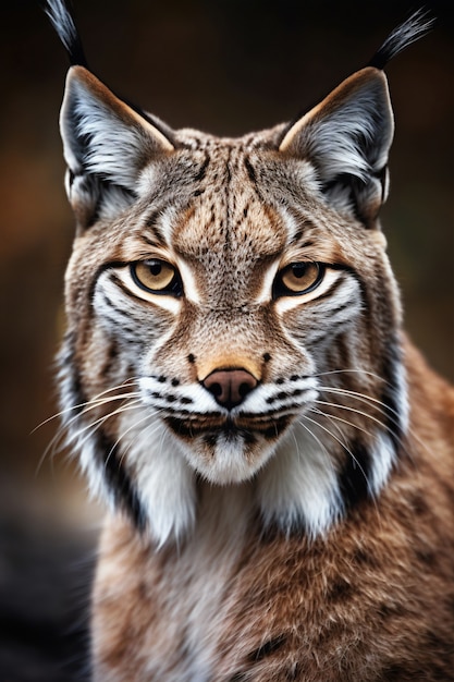 Free photo view of lynx animal in the wild