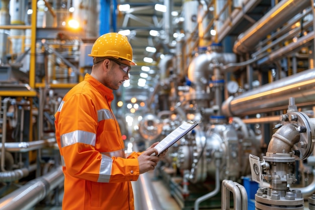 Free photo view of male engineer at work for engineers day celebration