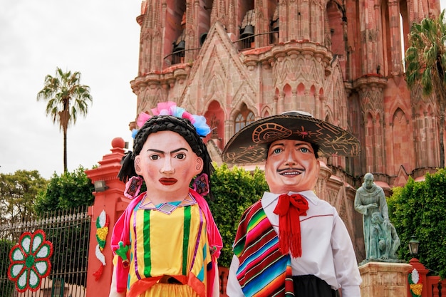 View of mexican architecture and culture