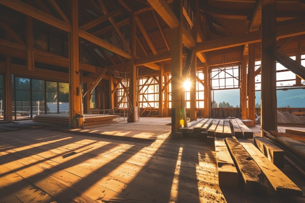 Free photo view of modern construction site