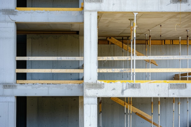 Free Photo view of modern construction site