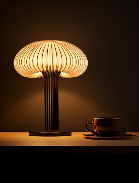 Free photo view of modern photorealistic lamp