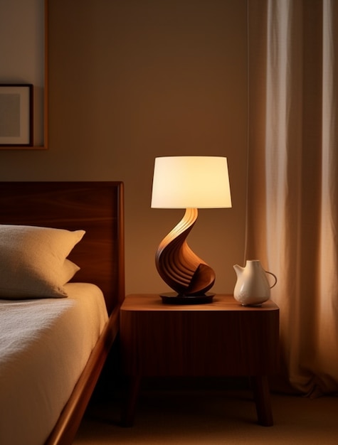 Free photo view of modern photorealistic lamp