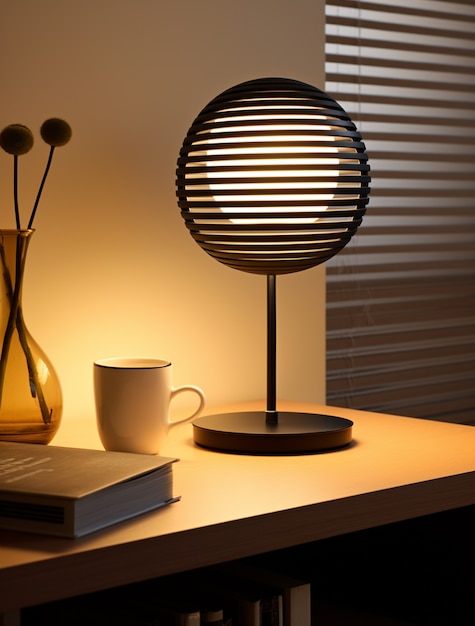 Free photo view of modern photorealistic lamp