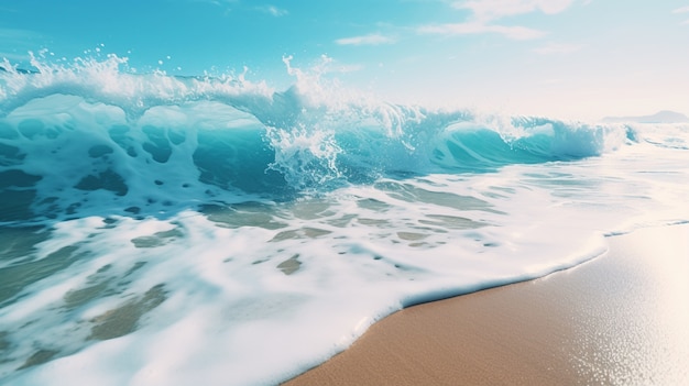 View of natural beach landscape