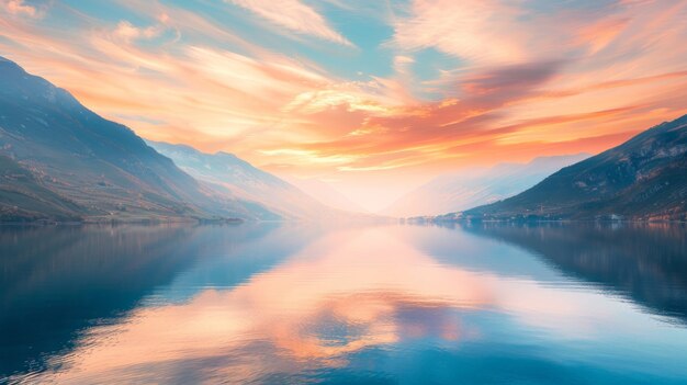 View of natural mountain formation with dreamy aesthetic