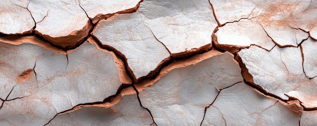 Free photo view of nature landscape with dry ground and parched soil