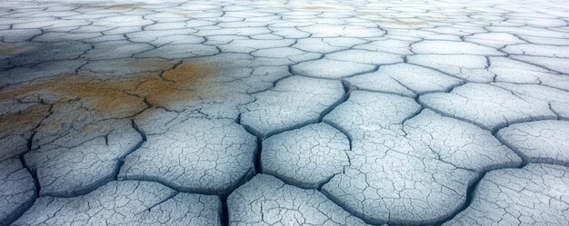 Free Photo view of nature landscape with dry ground and parched soil