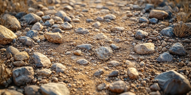 Free Photo view of nature landscape with dry ground and parched soil