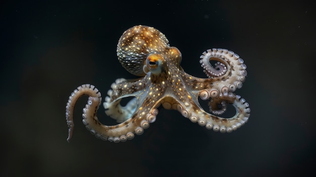 Free Photo view of octopus in its natural underwater habitat