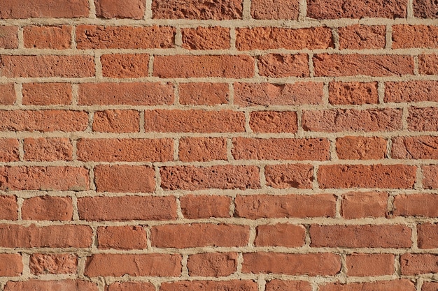 View of old brickwork, background or backdrop for the interior.