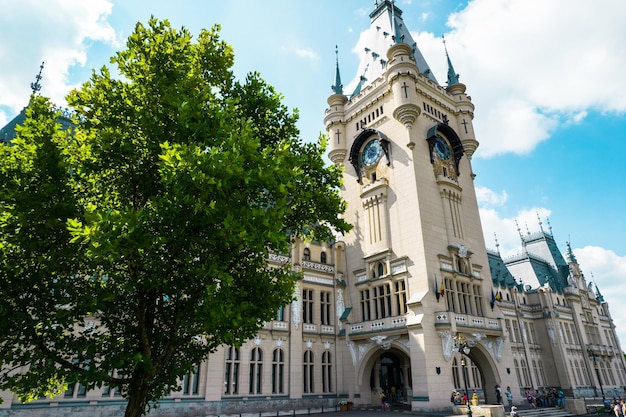 View of the Palace of Culture in Iasi Romania