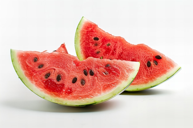 View of photorealistic delicious watermelon fruit