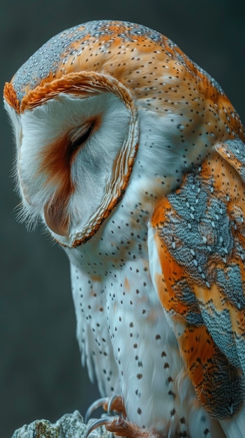 Free Photo view of photorealistic owl with feathers in nature