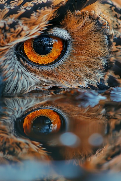 Free Photo view of realistic owl during the day