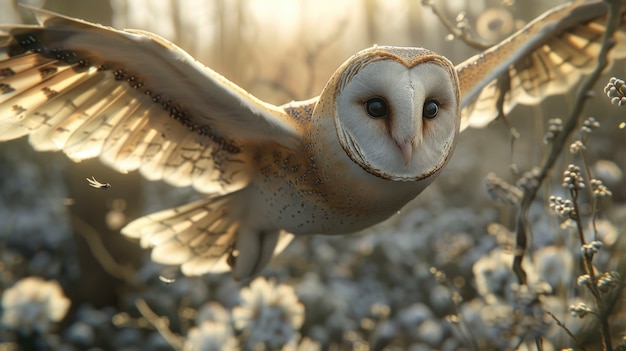 Free Photo view of realistic owl during the day