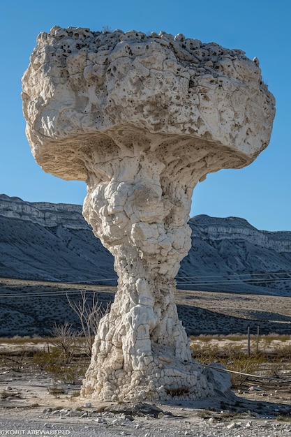 Free photo view of rock formations with nature landscape