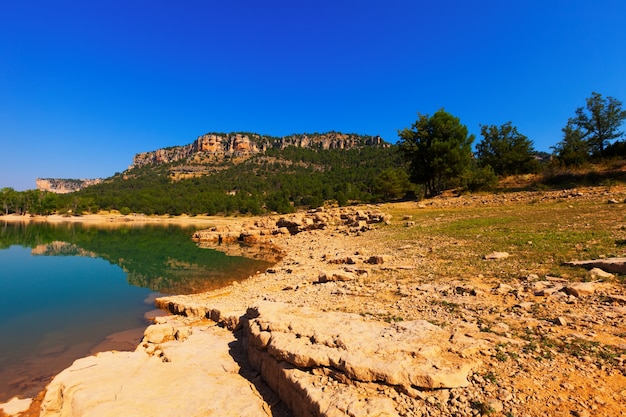 view of rocky mountains lake