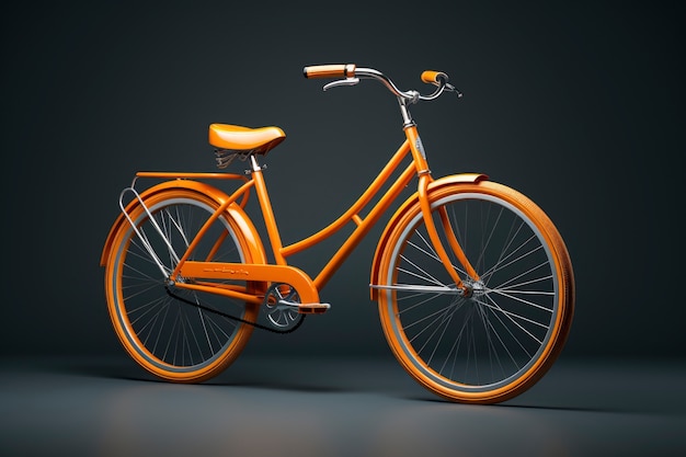 Free photo view of simple bicycle