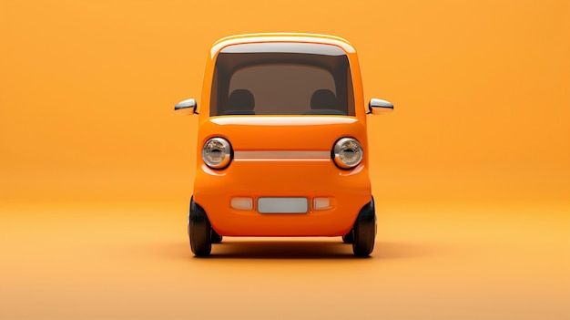 Free photo view of small four-wheeled vehicle for mobility and fast travel