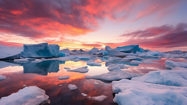 View of spectacular nature landscape