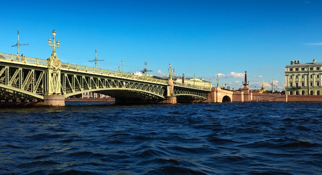 View of St. Petersburg. Trinity Bridge