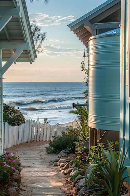 Free Photo view of tank/container for water storage