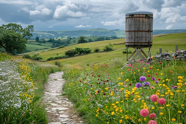 Free photo view of tank/container for water storage