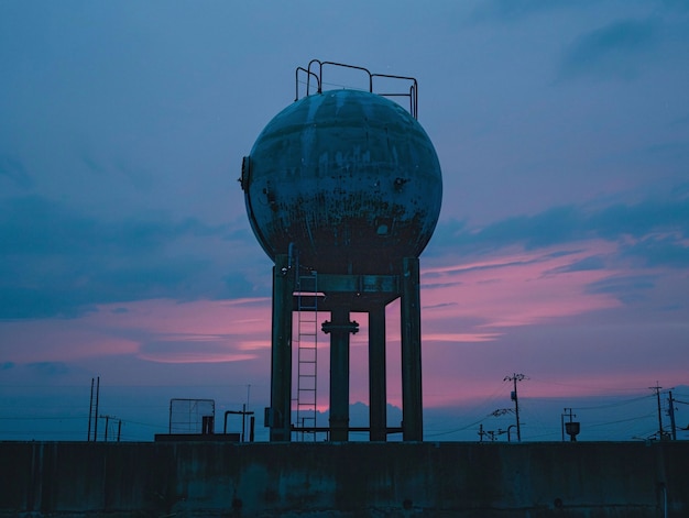 Free Photo view of tank/container for water storage