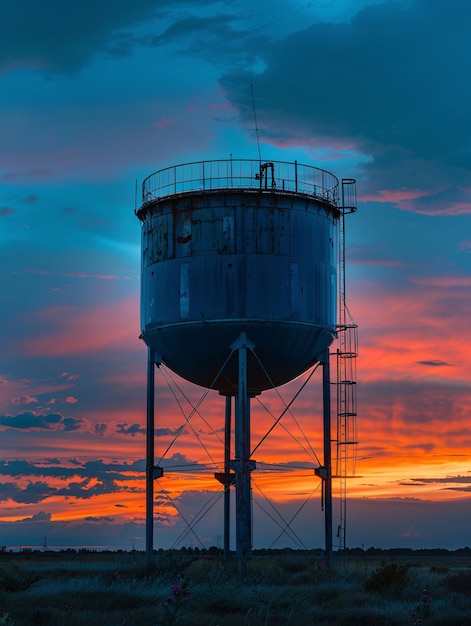 Free photo view of tank/container for water storage