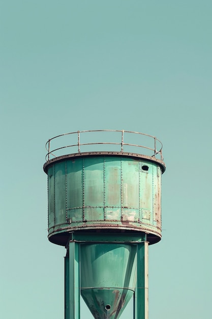 Free photo view of tank/container for water storage