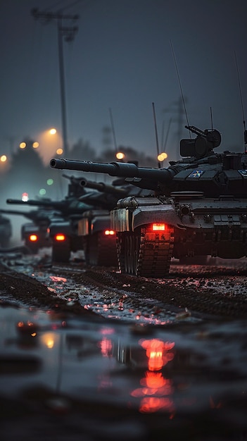 Free Photo view of tank used in combat and war time