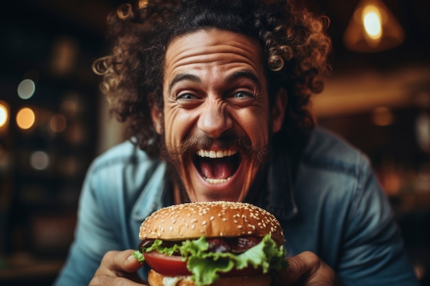 Free photo view of tasty burger with cheese and meat