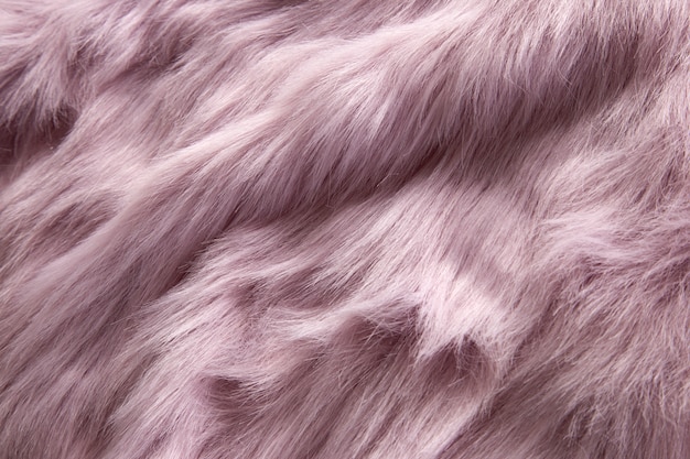 Free Photo view of textured fur fabric