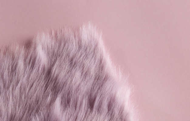 Free Photo view of textured fur fabric