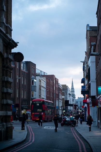 Free photo view of traffic in london city