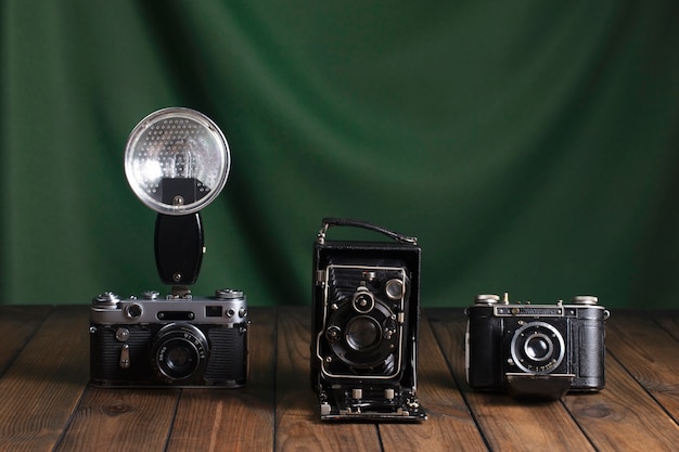 Free Photo view of vintage camera