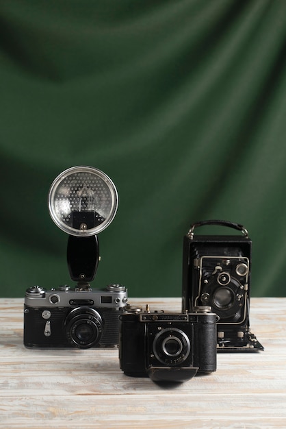 Free Photo view of vintage camera