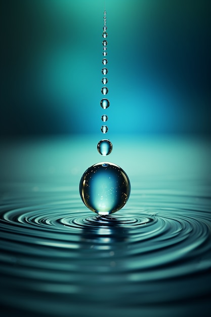 Free Photo view of water drop effect