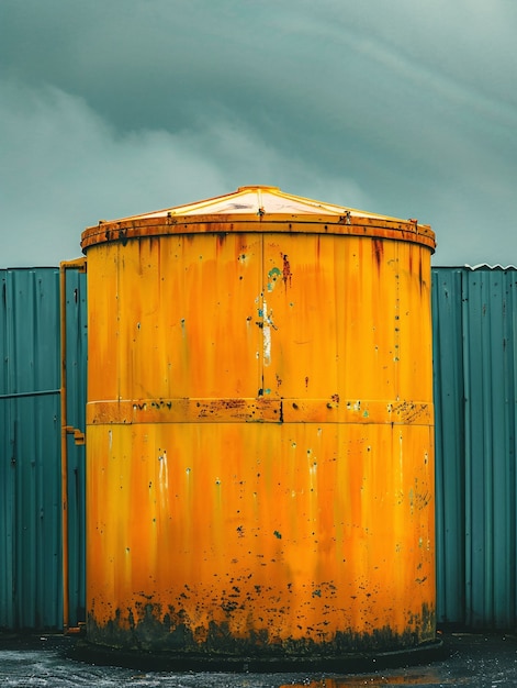 View of water tank for storage