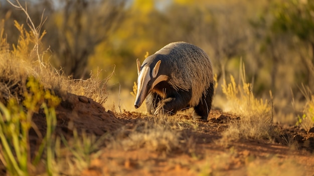 View of wild anteater