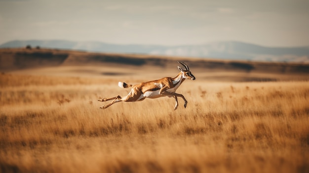 Free Photo view of wild antilope